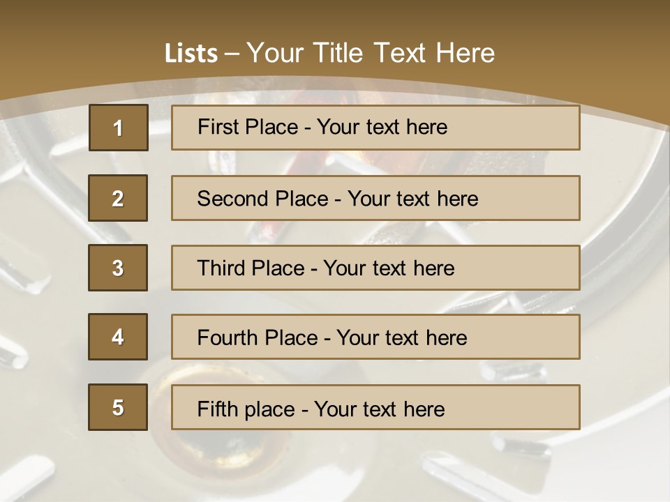 Chrome Life White PowerPoint Template