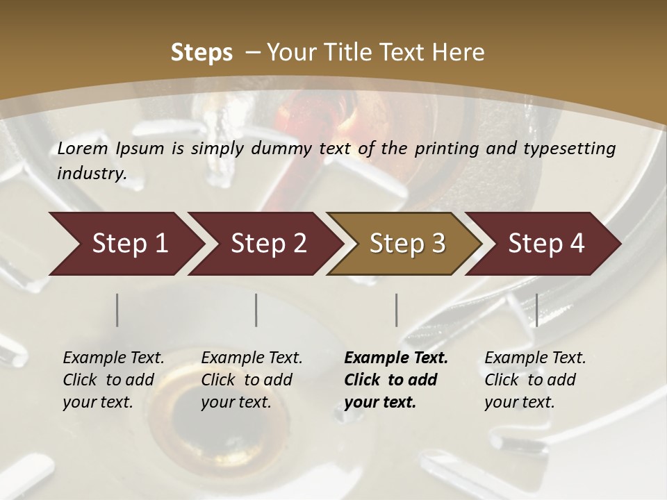 Chrome Life White PowerPoint Template