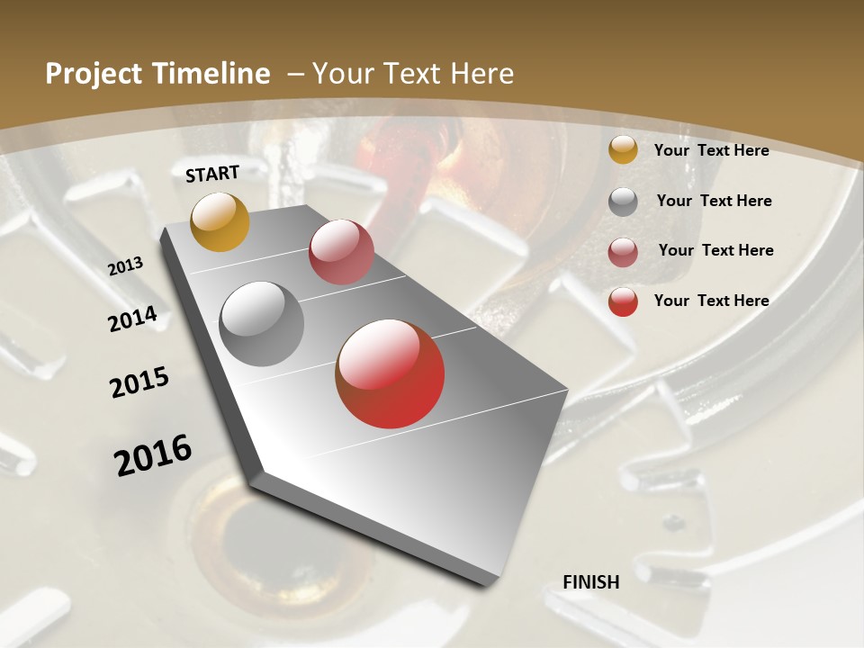 Chrome Life White PowerPoint Template