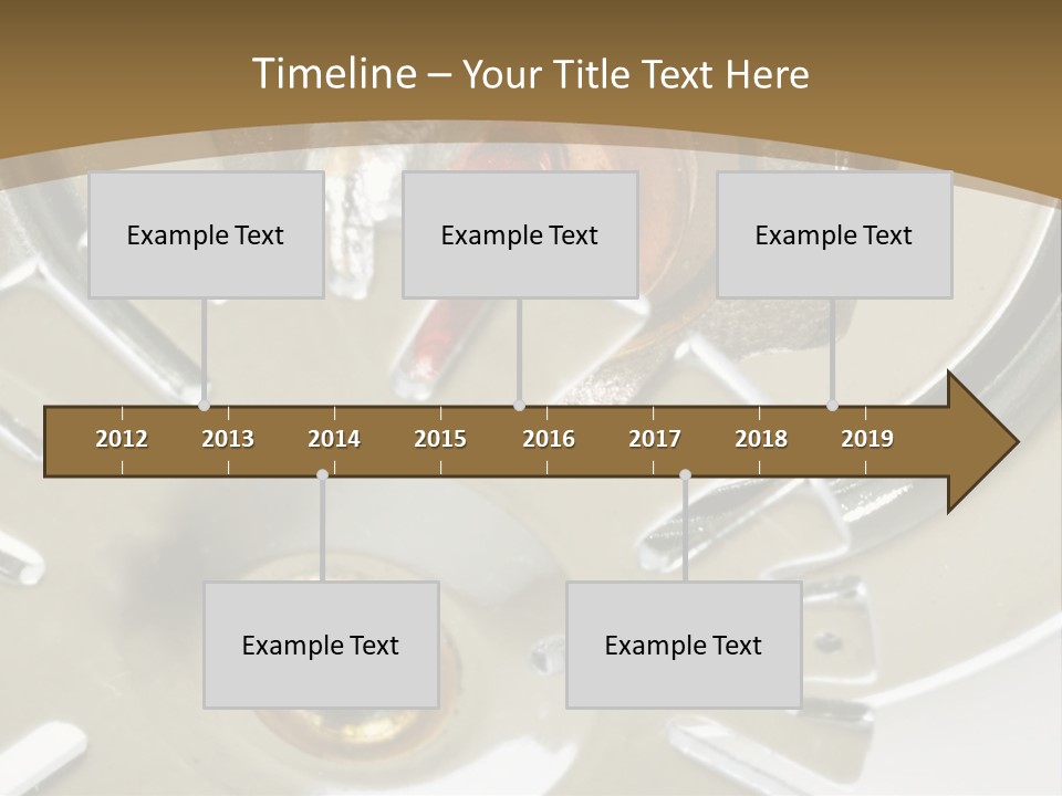 Chrome Life White PowerPoint Template