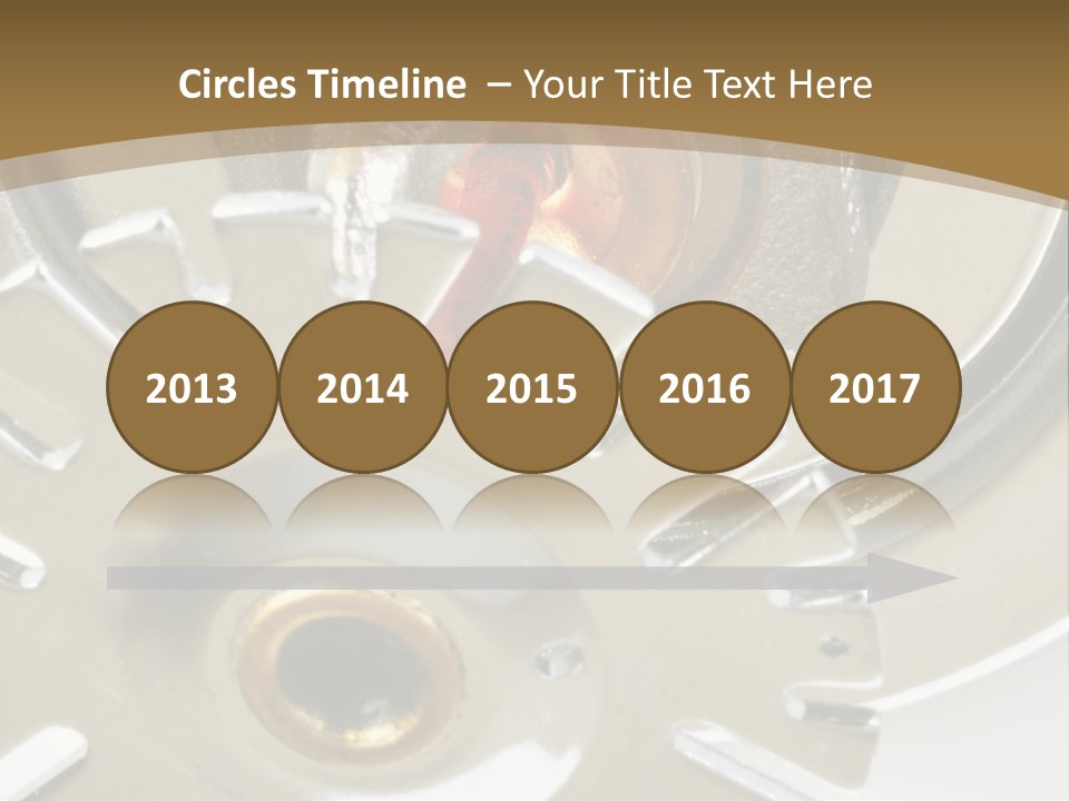 Chrome Life White PowerPoint Template