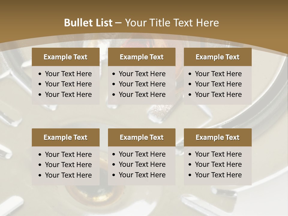 Chrome Life White PowerPoint Template