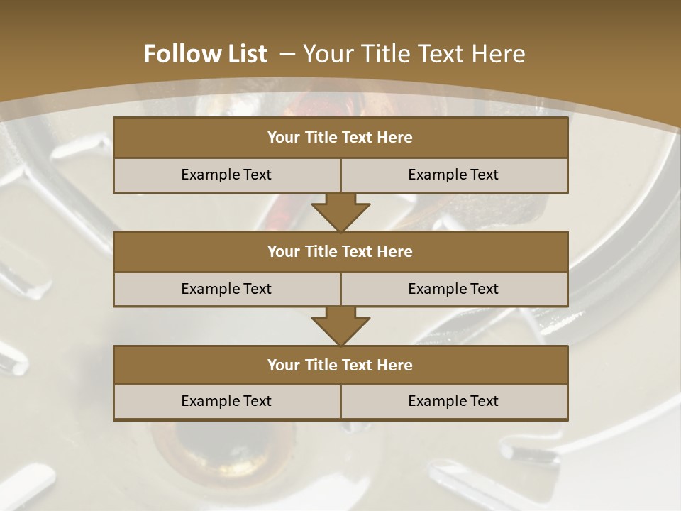 Chrome Life White PowerPoint Template