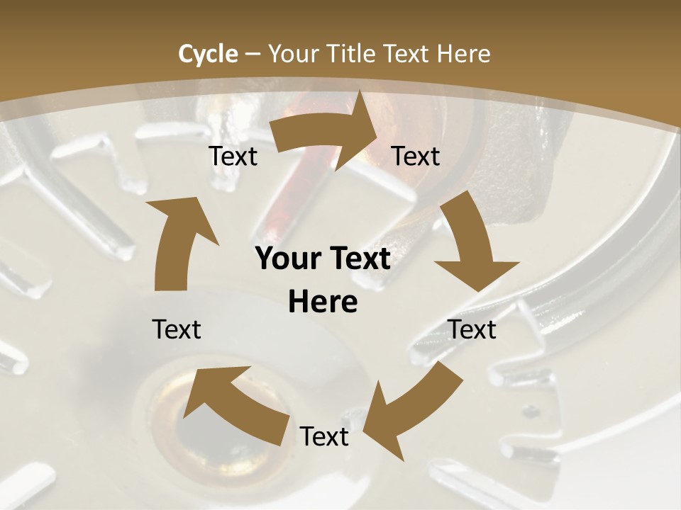 Chrome Life White PowerPoint Template