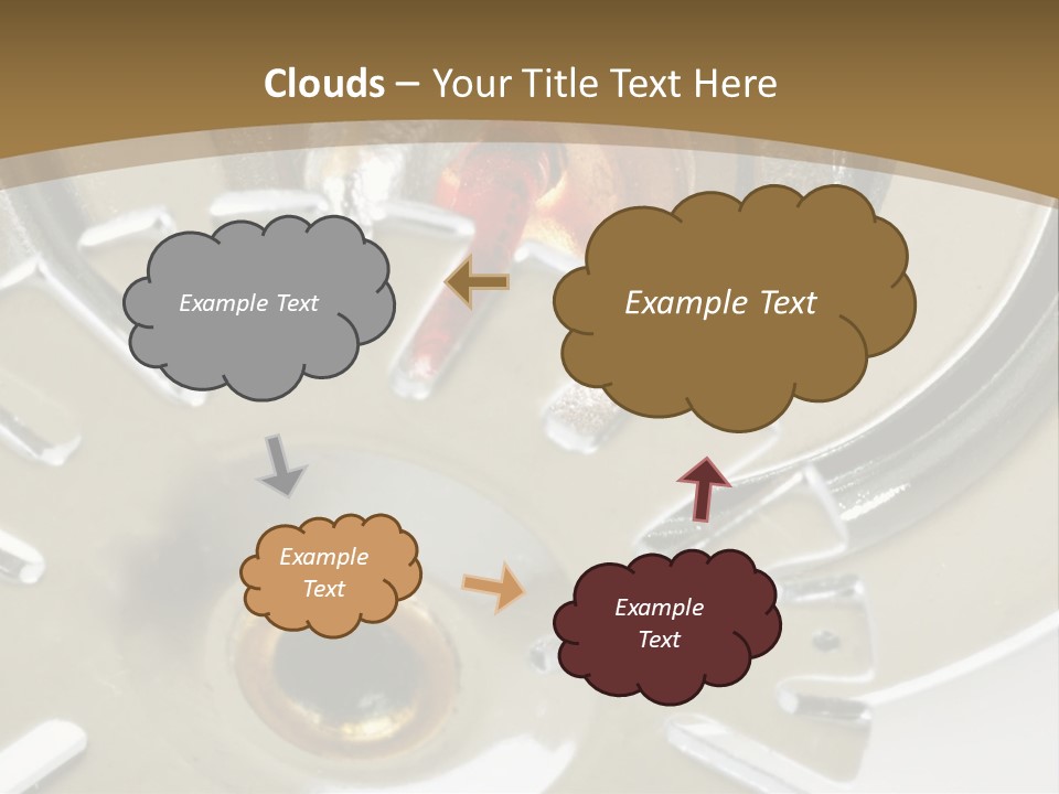 Chrome Life White PowerPoint Template