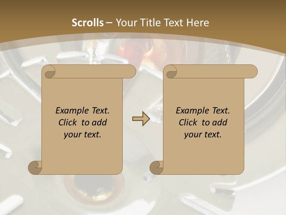 Chrome Life White PowerPoint Template