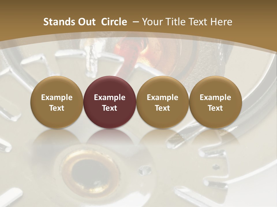 Chrome Life White PowerPoint Template