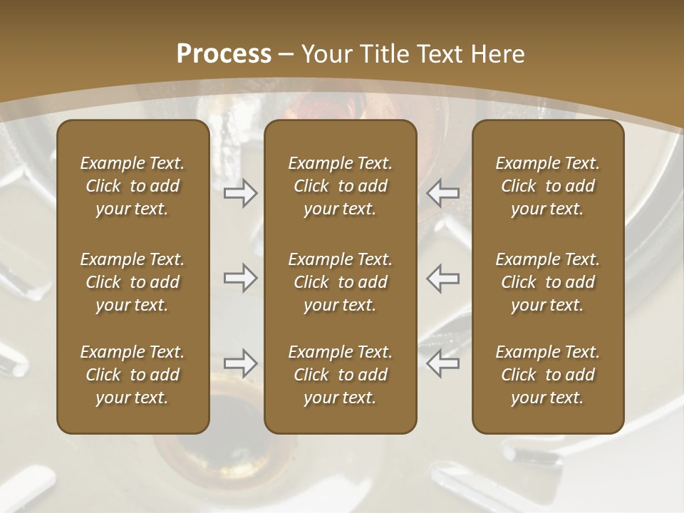 Chrome Life White PowerPoint Template