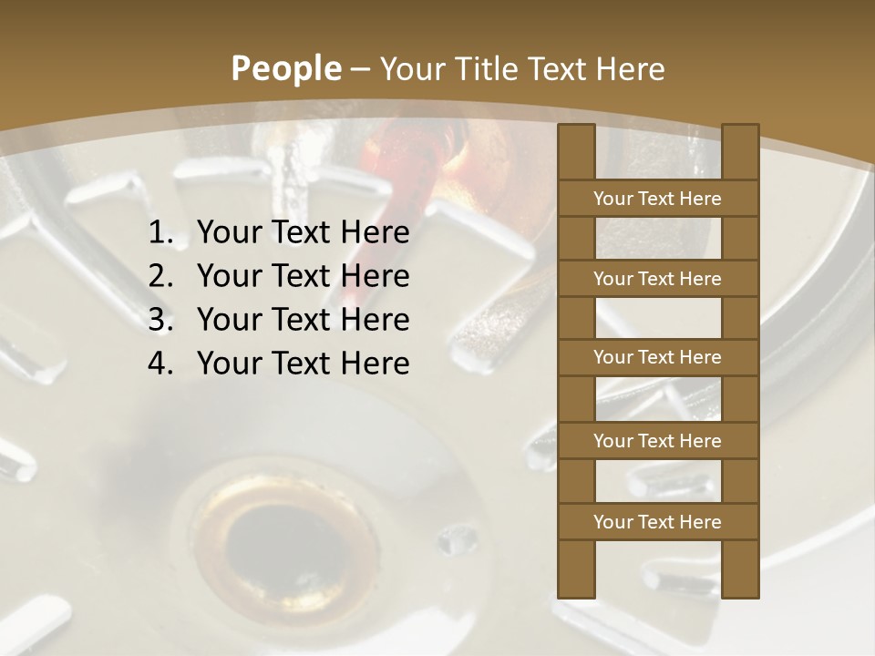 Chrome Life White PowerPoint Template