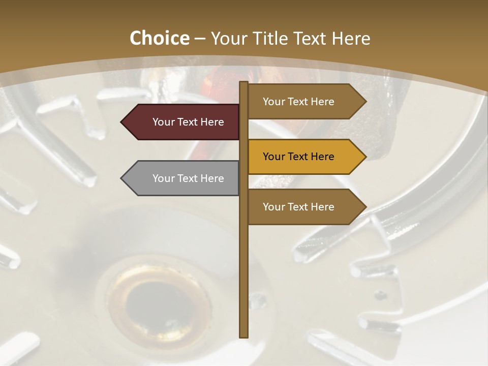 Chrome Life White PowerPoint Template