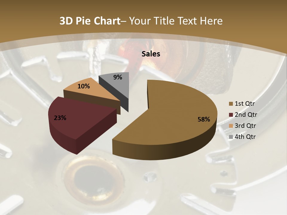 Chrome Life White PowerPoint Template
