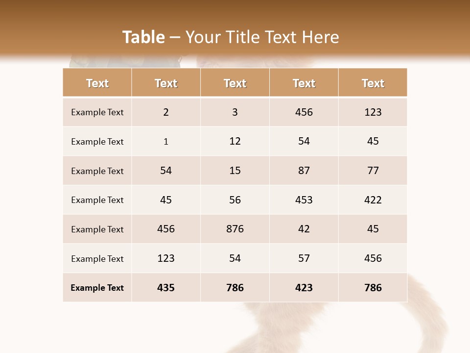 An Orange Kitten Holding A Bunch Of Red Roses PowerPoint Template