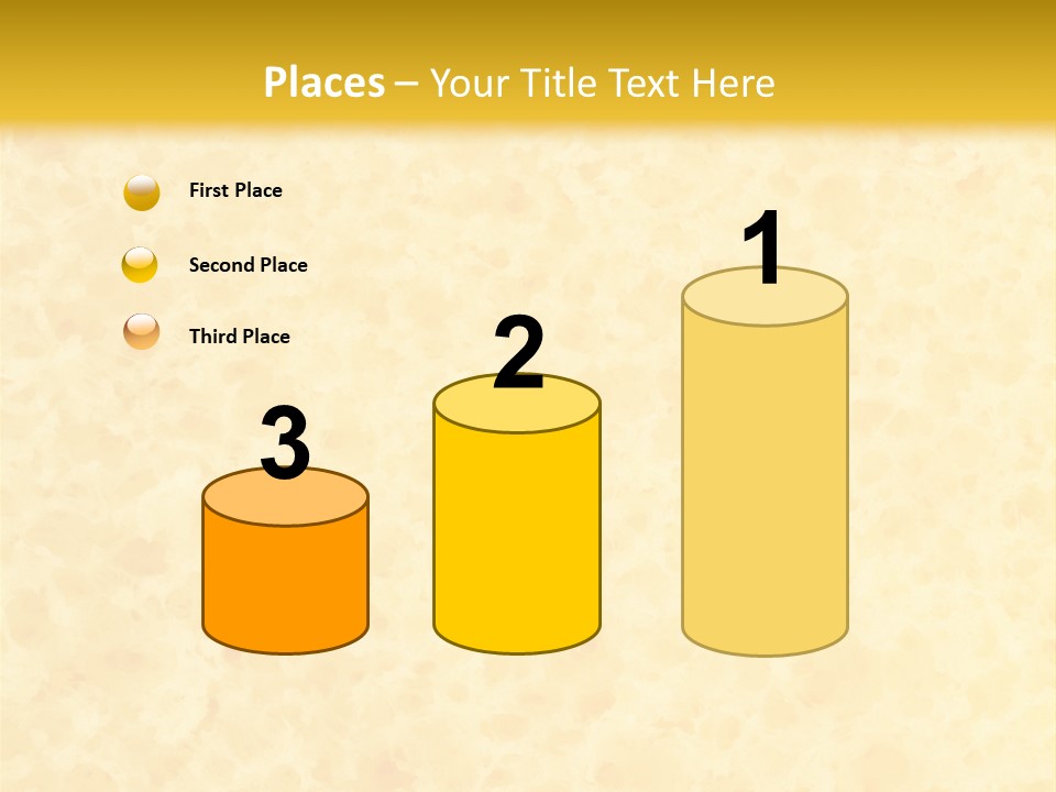 A Piece Of Bread On A Yellow Background PowerPoint Template