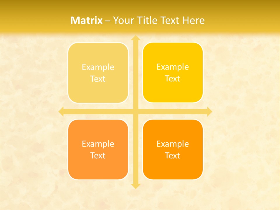 A Piece Of Bread On A Yellow Background PowerPoint Template