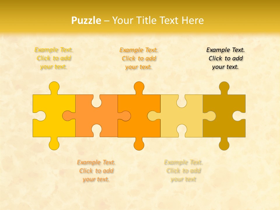 A Piece Of Bread On A Yellow Background PowerPoint Template