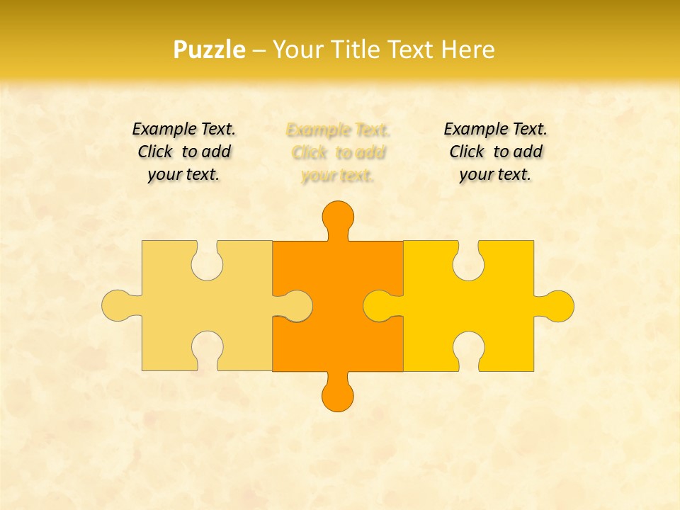 A Piece Of Bread On A Yellow Background PowerPoint Template