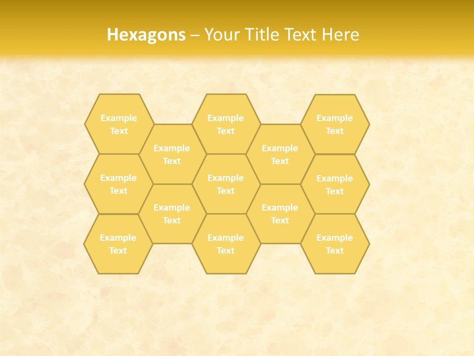 A Piece Of Bread On A Yellow Background PowerPoint Template