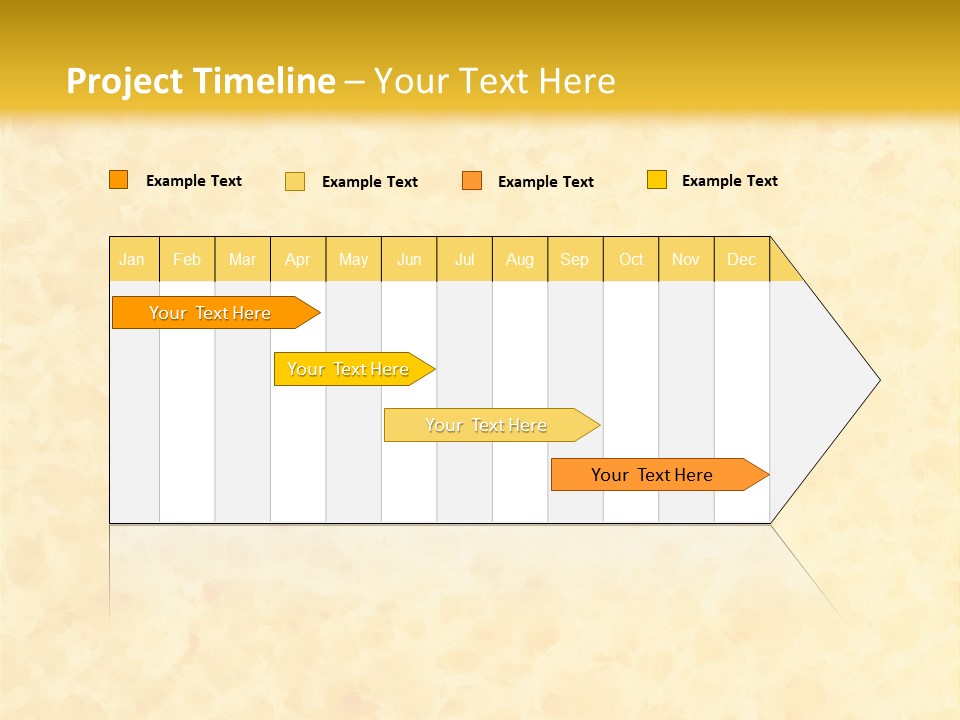 A Piece Of Bread On A Yellow Background PowerPoint Template