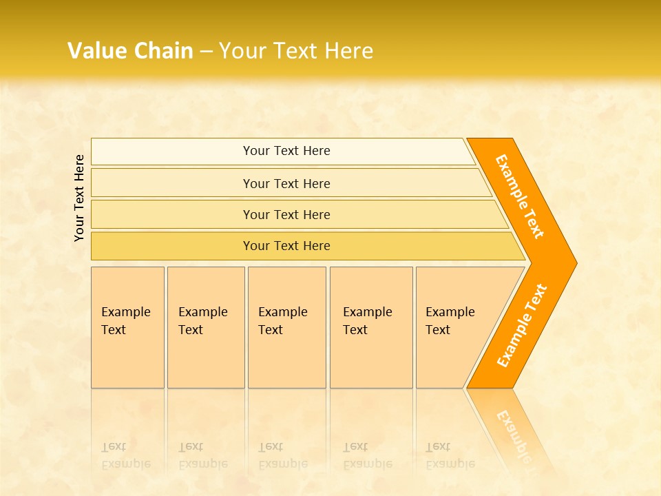 A Piece Of Bread On A Yellow Background PowerPoint Template