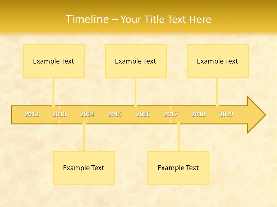 A Piece Of Bread On A Yellow Background PowerPoint Template