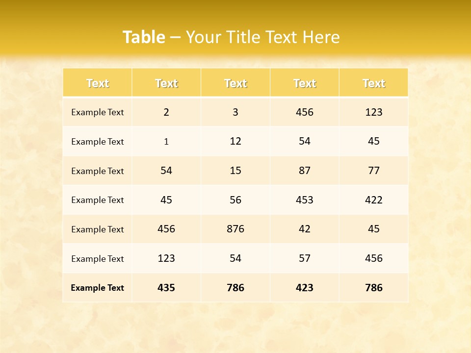 A Piece Of Bread On A Yellow Background PowerPoint Template