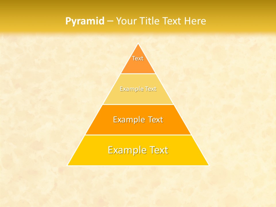 A Piece Of Bread On A Yellow Background PowerPoint Template