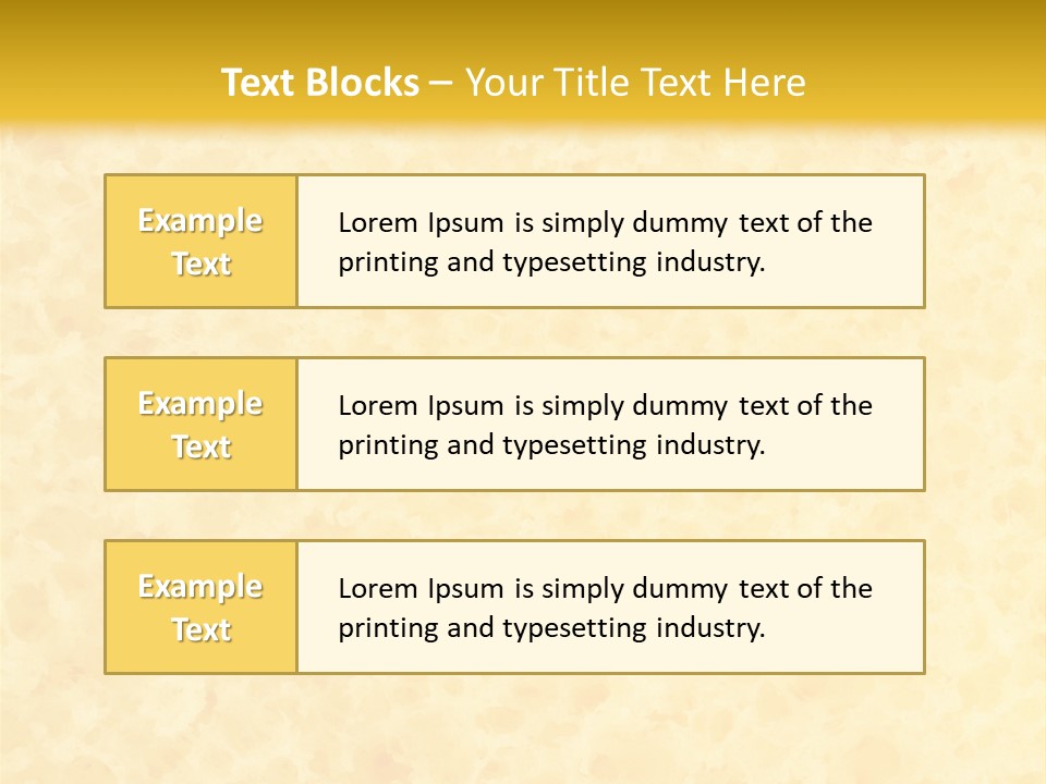 A Piece Of Bread On A Yellow Background PowerPoint Template