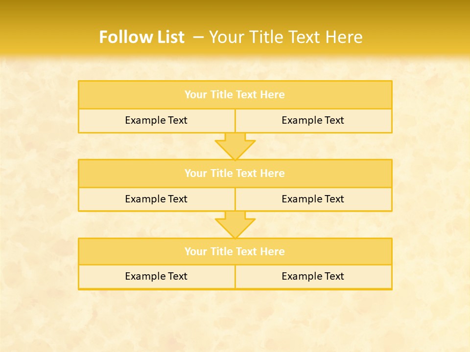 A Piece Of Bread On A Yellow Background PowerPoint Template
