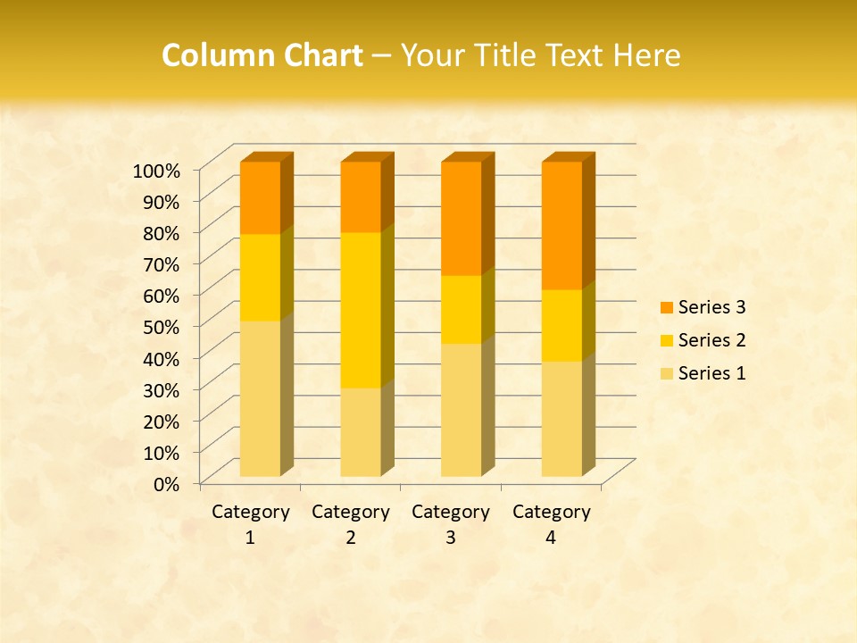 A Piece Of Bread On A Yellow Background PowerPoint Template