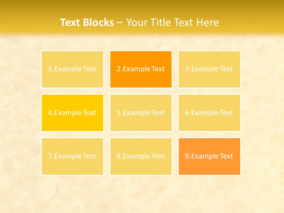 A Piece Of Bread On A Yellow Background PowerPoint Template