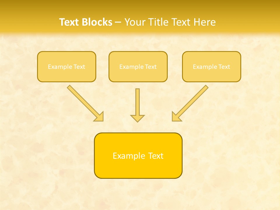A Piece Of Bread On A Yellow Background PowerPoint Template