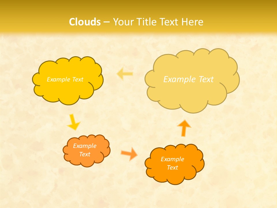 A Piece Of Bread On A Yellow Background PowerPoint Template