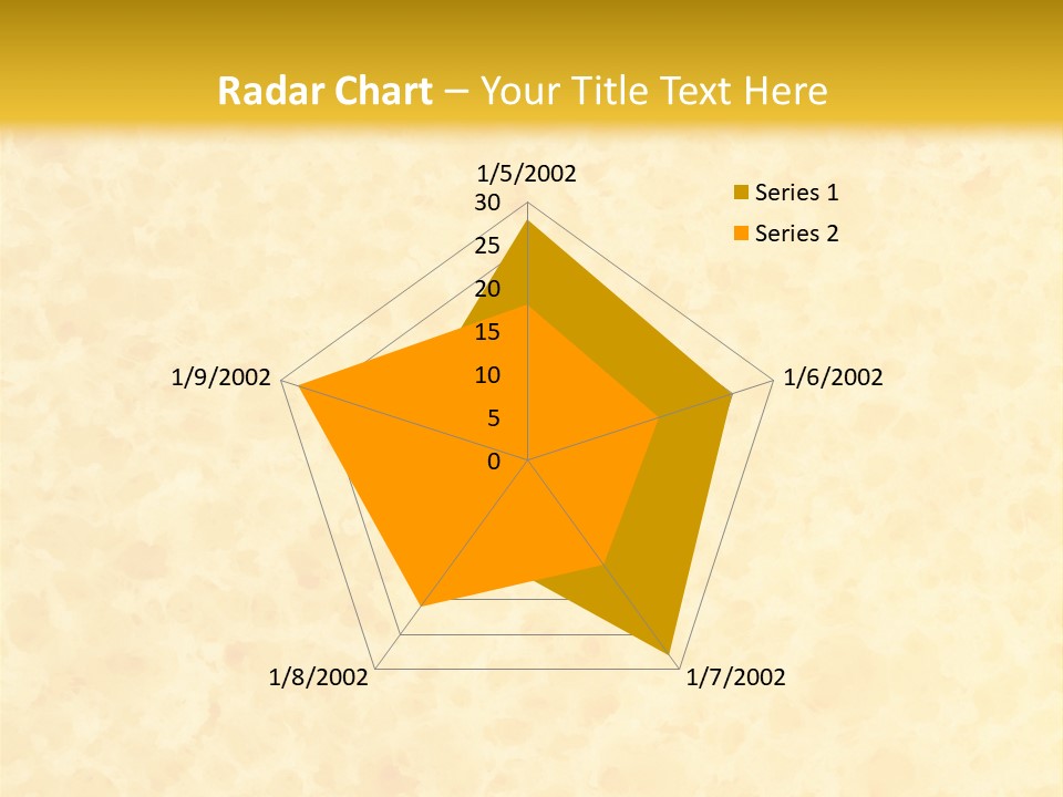 A Piece Of Bread On A Yellow Background PowerPoint Template