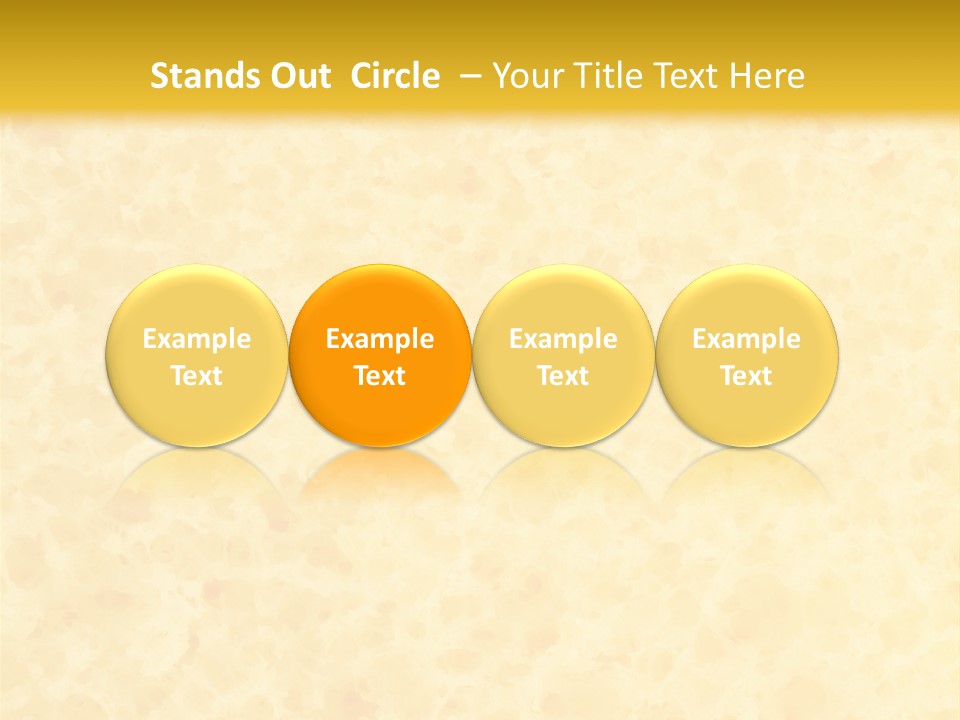 A Piece Of Bread On A Yellow Background PowerPoint Template