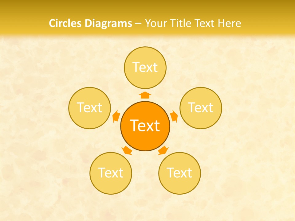 A Piece Of Bread On A Yellow Background PowerPoint Template