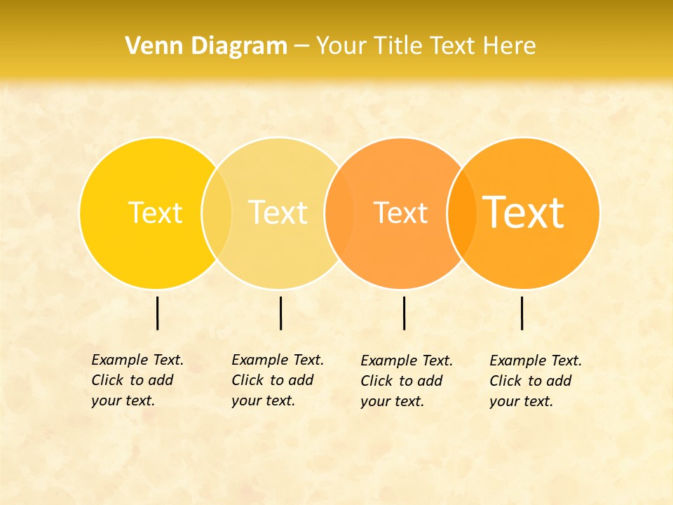 A Piece Of Bread On A Yellow Background PowerPoint Template