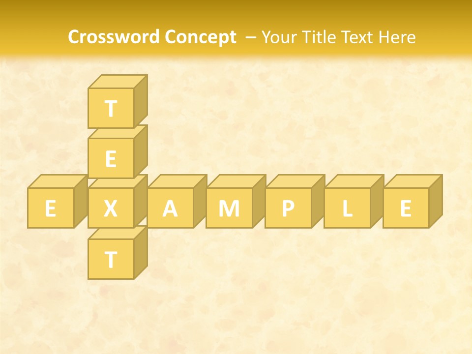 A Piece Of Bread On A Yellow Background PowerPoint Template