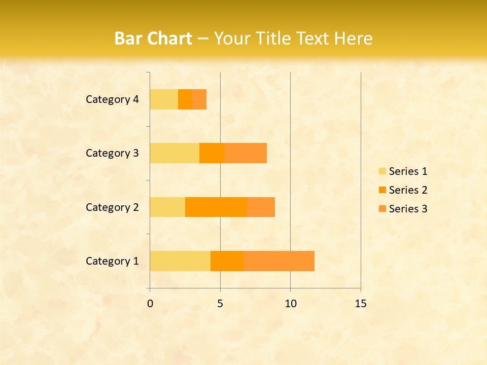 A Piece Of Bread On A Yellow Background PowerPoint Template