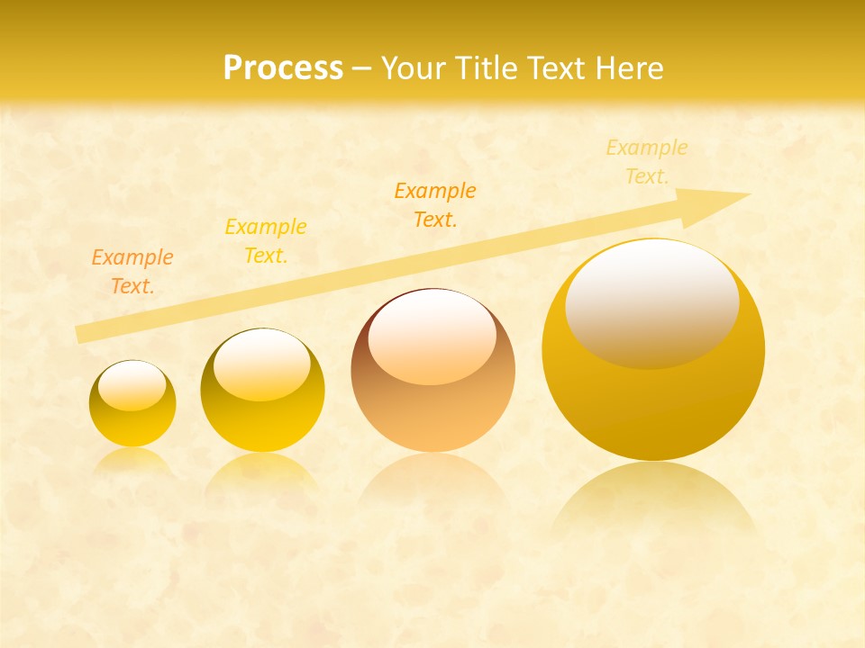 A Piece Of Bread On A Yellow Background PowerPoint Template