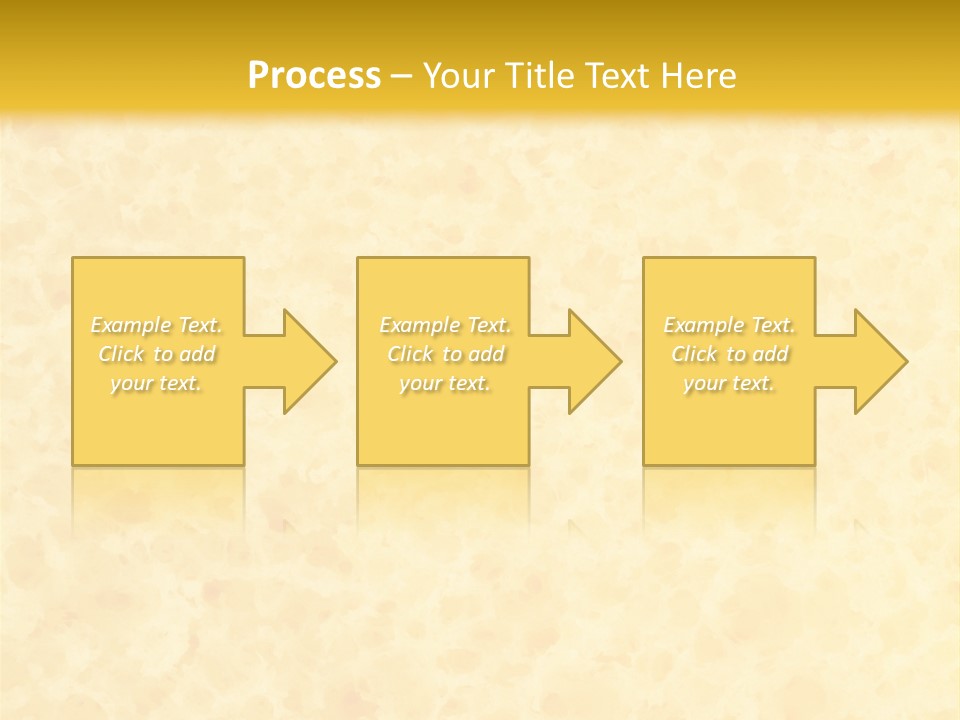 A Piece Of Bread On A Yellow Background PowerPoint Template