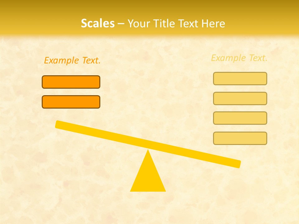A Piece Of Bread On A Yellow Background PowerPoint Template