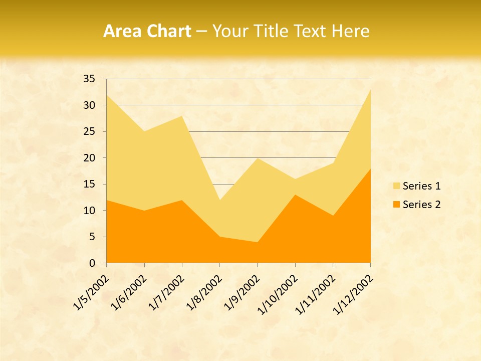 A Piece Of Bread On A Yellow Background PowerPoint Template