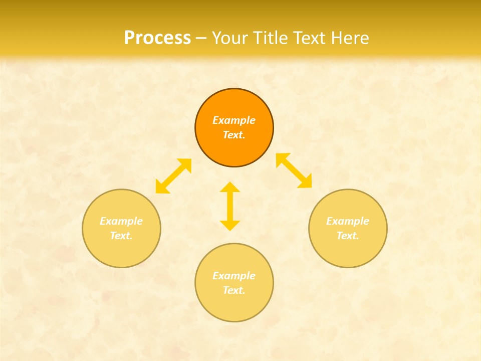 A Piece Of Bread On A Yellow Background PowerPoint Template