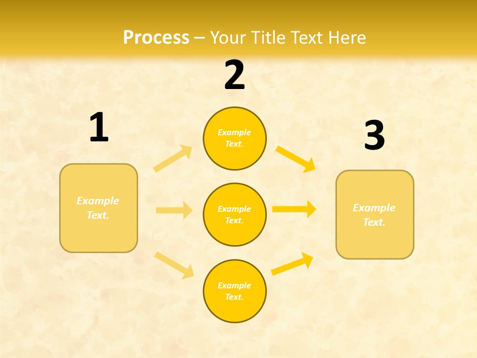 A Piece Of Bread On A Yellow Background PowerPoint Template