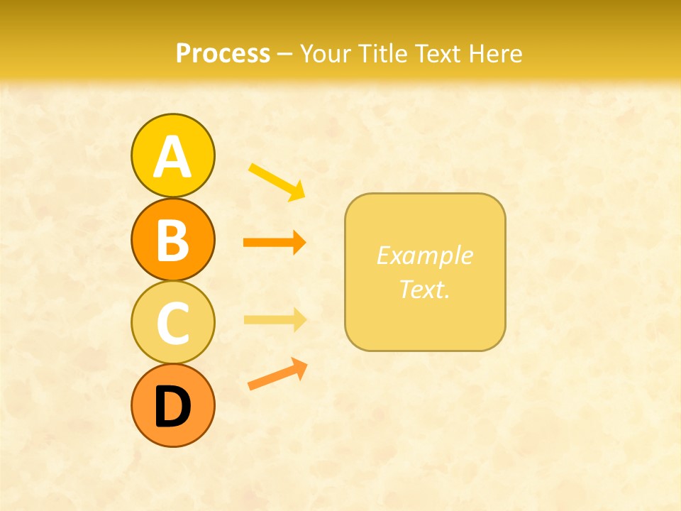 A Piece Of Bread On A Yellow Background PowerPoint Template