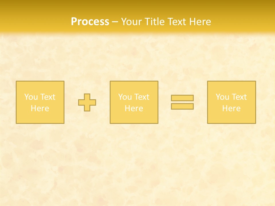A Piece Of Bread On A Yellow Background PowerPoint Template
