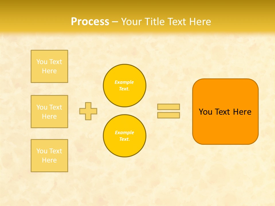 A Piece Of Bread On A Yellow Background PowerPoint Template