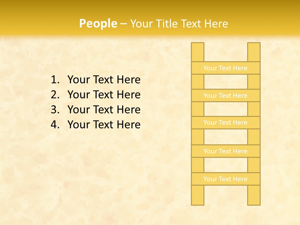 A Piece Of Bread On A Yellow Background PowerPoint Template