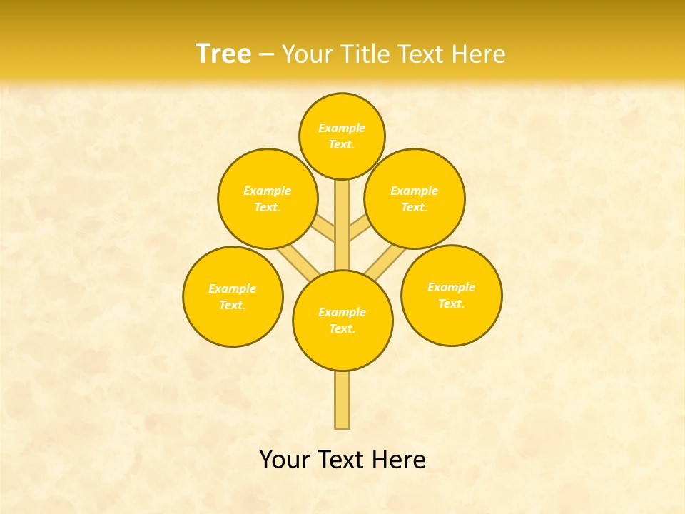 A Piece Of Bread On A Yellow Background PowerPoint Template