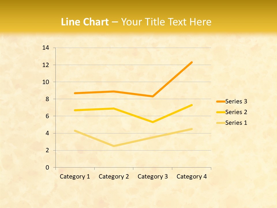 A Piece Of Bread On A Yellow Background PowerPoint Template